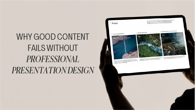 Why Good Content Fails Without Professional Presentation Design