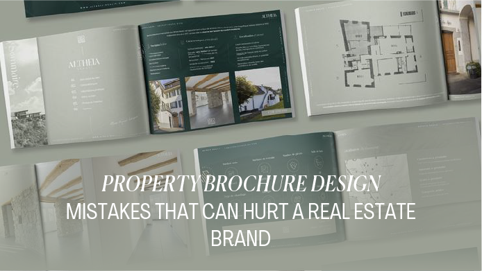 Property Brochure Design Mistakes That Can Hurt Your Real Estate Brand